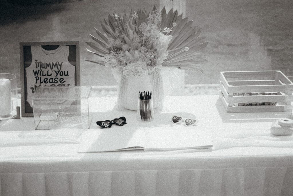 Styling and guest table in the clear marquee at Glenfyne Weddings in Gippsland, photo by Ebb and Flow Photography